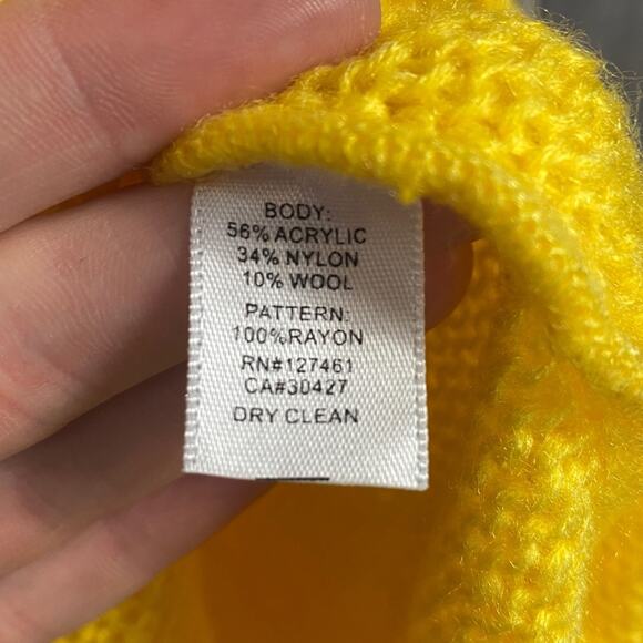 Wildfox White Label Rare Knit Smiley Face Hooded Poncho Women's Small - Picture 5 of 7